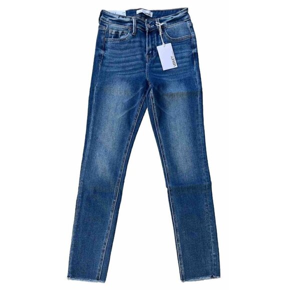 Vervet By Flying Monkey Denim - Vervet By Flying Monkey Amber Mid-Rise Skinny Jeans for Women - Size 25